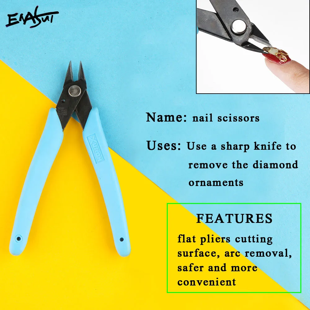 ENASUI Beauty Nail Pliers Dead Skin Scissors Nail Cuticle Tweezer Cutter Nipper Remove Callus Manicure Art Grooming Tool