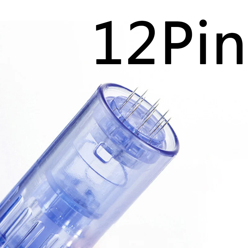 100pcs 12pin Наольд д-р ручка микронеедл А6 иглы картридж для авто Электрический Микро прокатки кожный штамп терапия Уход за кожей иглы инструмент - Габаритные размеры: 100pcs 12pin