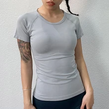 BINAND, женская футболка для йоги, сухой крой, спортивный топ, Спортивная футболка для тренировок, женская спортивная футболка для женщин, облегающий спортивный топ для тренажерного зала, топ для фитнеса