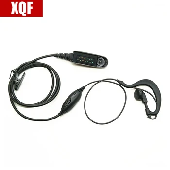 

XQF 10PCS New M4 PTT VOX MIC Earpiece for Motorola Radio HT750 HT1250 GP328 GP329 GP340 GP380 MTX850 PRO5150 Black