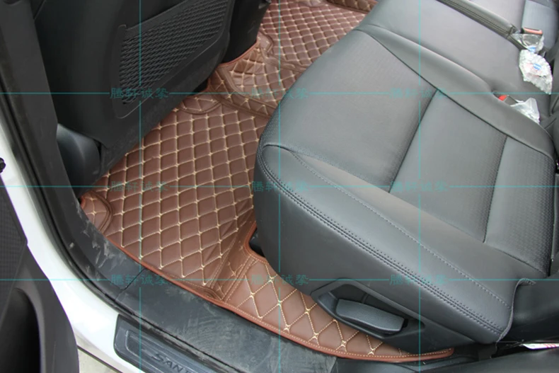 Кожаные автомобильные коврики для hyundai Veracruz ix55 2006 2007 2008 2009 2010 2011 2012 передние аксессуары