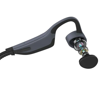 

Quelima Bone Conduction Bluetooth 5.0 Outdoor Sports Headset ROM16GB IPX55 Stereo Wireless Bluetooth Headset MP3