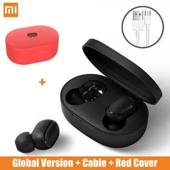 

Original Xiaomi Redmi Airdots TWS Wireless Bluetooth Earphone Stereo Bass with Mic Handsfree Bluetooth 5.0 AI Control