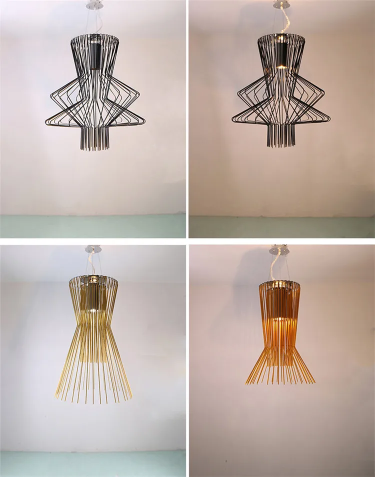 Современные подвесные светильники для Foscarini Allegro Ritmico, светодиодные подвесные лампы в клетку, итальянские промышленные подвесные лампы, светильник для домашнего декора
