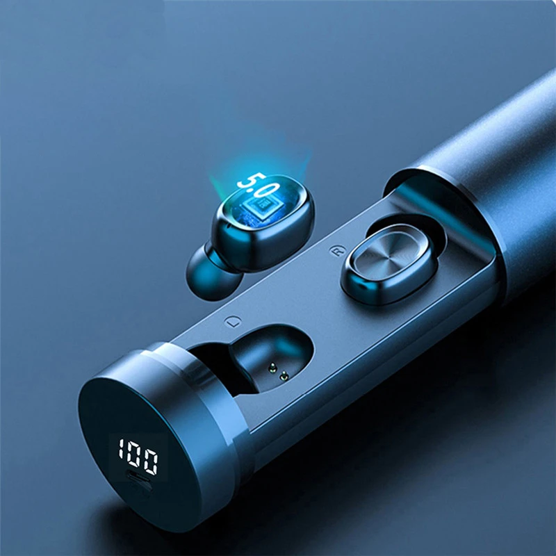 TWS Wireless Earbuds 8D Stereo Mini Bluetooth Earphone 5.0 With Mic Waterproof Earphones HIFI Sport Earphone For Headset Gamer