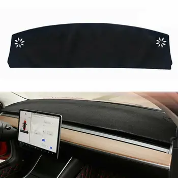

For Tesla Model 3 2017 2018 2019 Car Dashboard Dash Mat Dashmat Black Carpet Cover