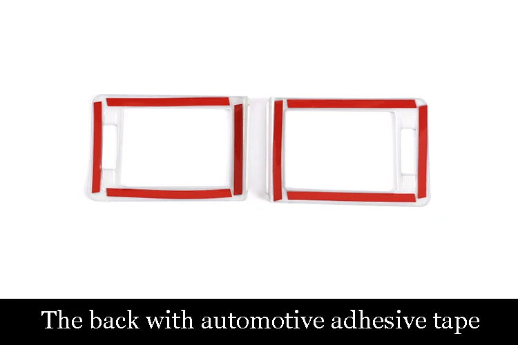 2 шт. ABS хром для Mercedes benz C Class W204 2007-2010 автомобильный боковой кондиционер вентиляционная рамка отделка Аксессуары