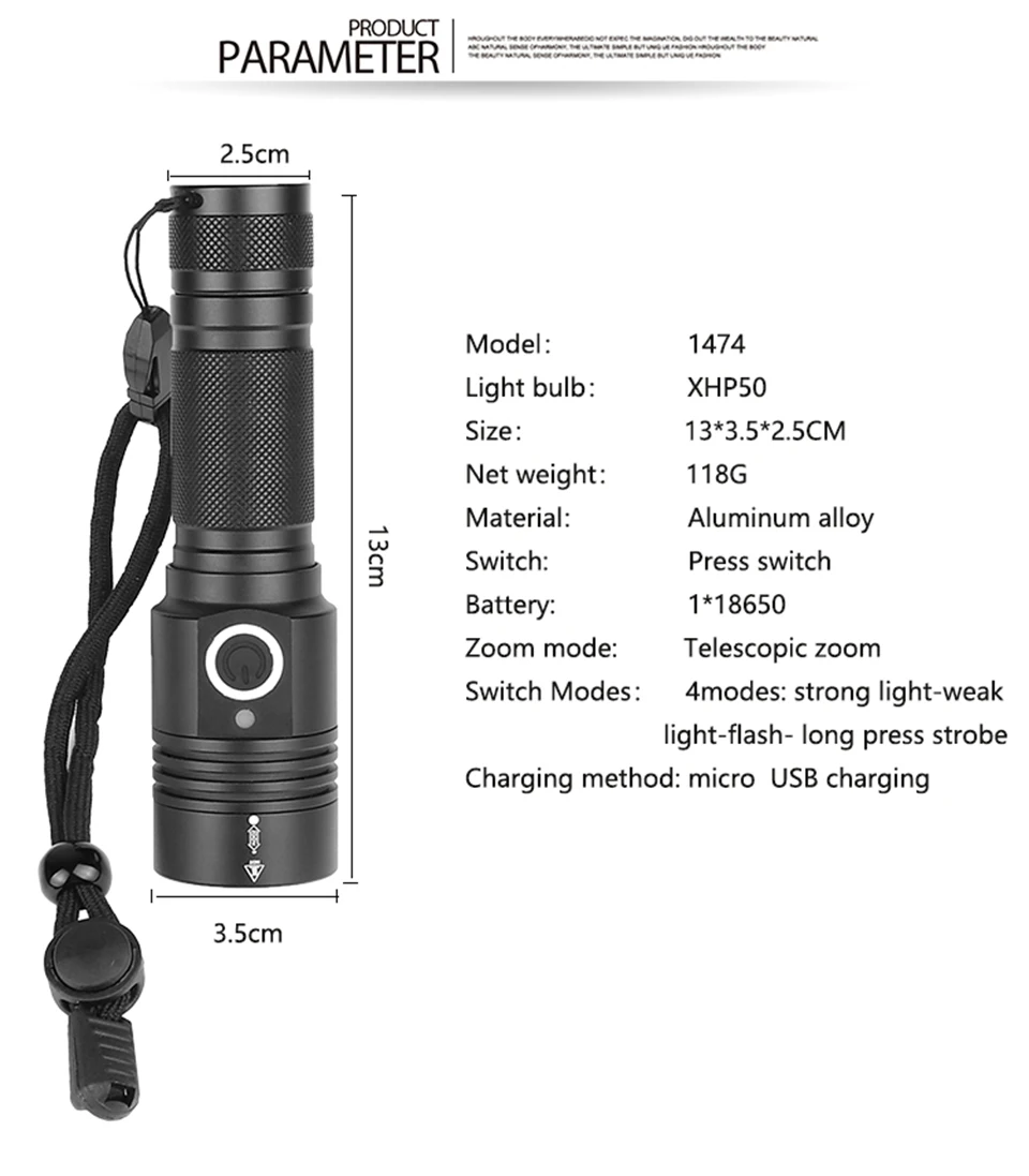 XHP70.2 мощный светодиодный светильник-вспышка, масштабируемый супер светильник фонарь, перезаряжаемый аккумулятор, водонепроницаемая лампа, ультра яркий фонарь для рыбалки