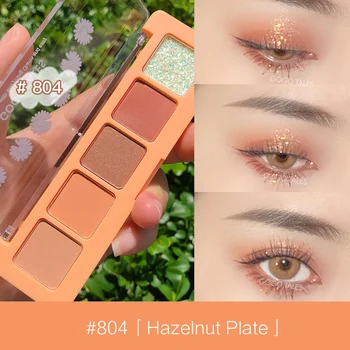 

5 Color Eyeshadow Matte Pearlescent Eye Shadow Pigment Eye Shadow Palette Makeup Cosmetics Eyeshadow Waterproof TSLM1