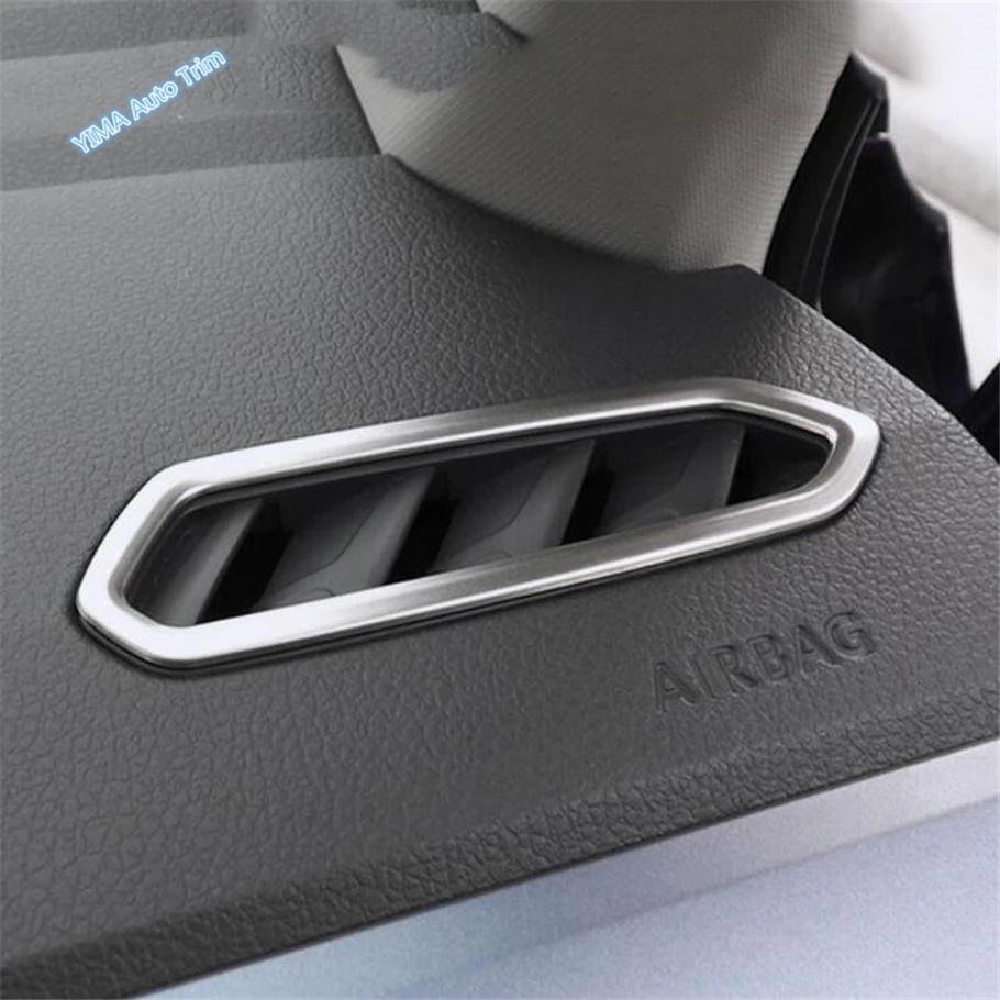Window Switch Button / Head Light Adjust / Glove Storage Box Handle Buckle Cover Trim Fit For VW Volkswagen T-Cross 2019 - 2021
