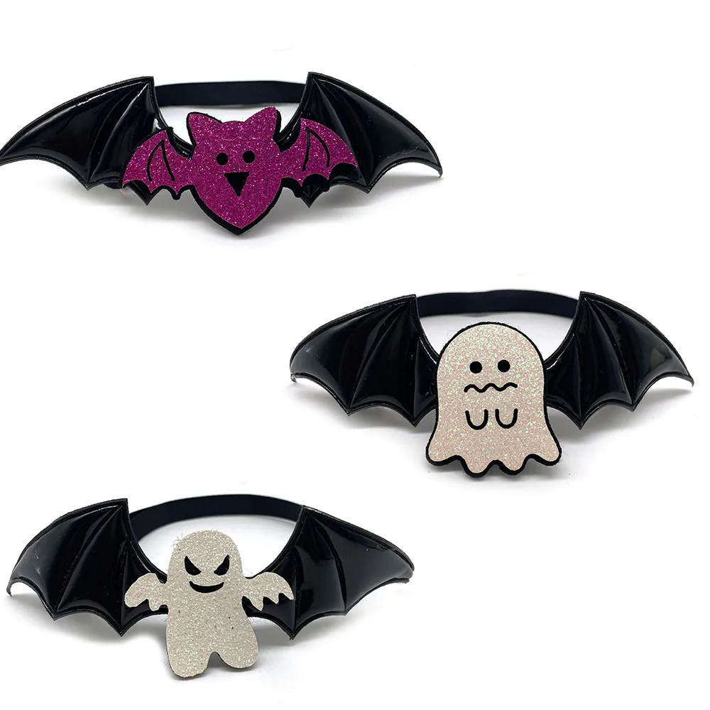 50 100 pçs halloween cão laço asas