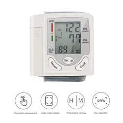 Blood pressure monitor Automatic Digital LCD Display Wrist Monitor Heart Beat Rate Pulse Meter Measure Automatic tonometer
