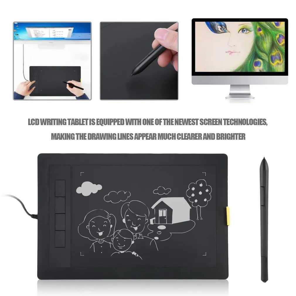 

Multifuntional Smart LCD drawing tablet Digital graphic tablet Electronic Writing Board mesa digitalizadora