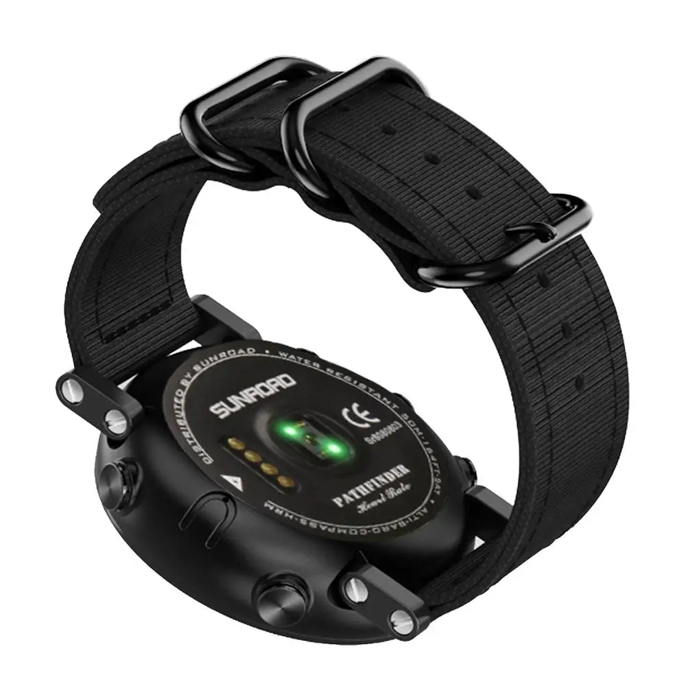 Sunroad GPS Smart Watch with Heart Rate Altimeter Barometer Compass Pedometer Running Triathlon Digital Wristwatch for Men часы