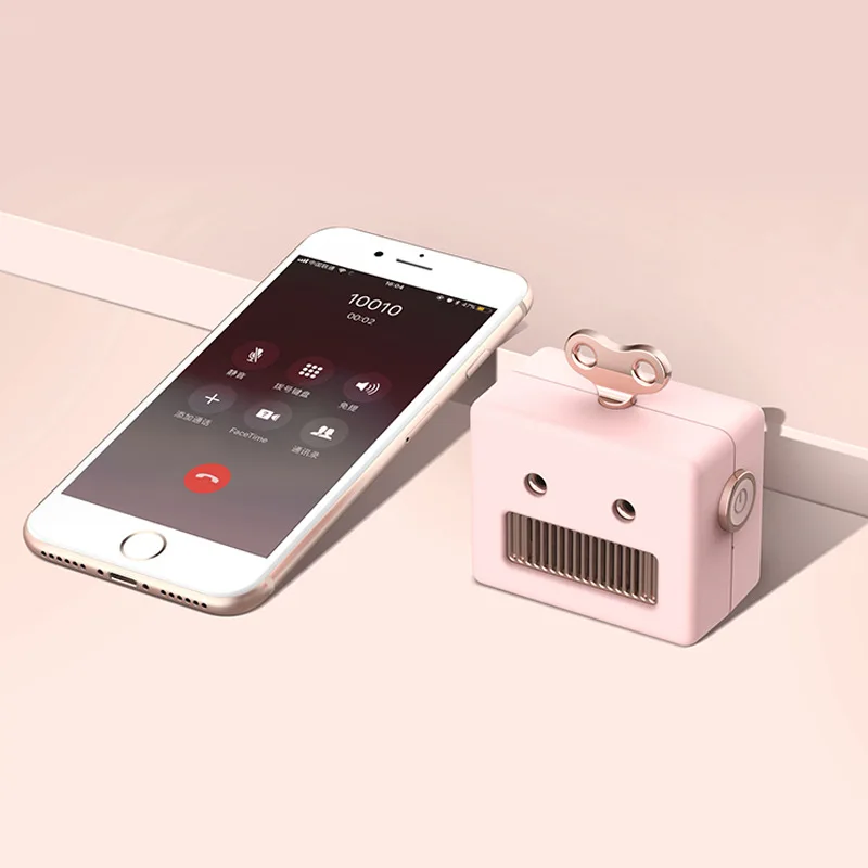 Мини робот музыкальный bluetooth динамик милый портативный мини звук 307|Портативные