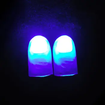 

2 Pcs/set Kids High Quality Light Dancing Finger Light Thumb Light Finger Light Stage Funny Magic Props Set New