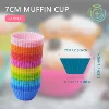 LeFull Set of 12 Pieces 7cm Muffin Cup For kitchen Round Silicone DIY Baking  Cake Mould Muffin Cupcake Molds ► Photo 2/5