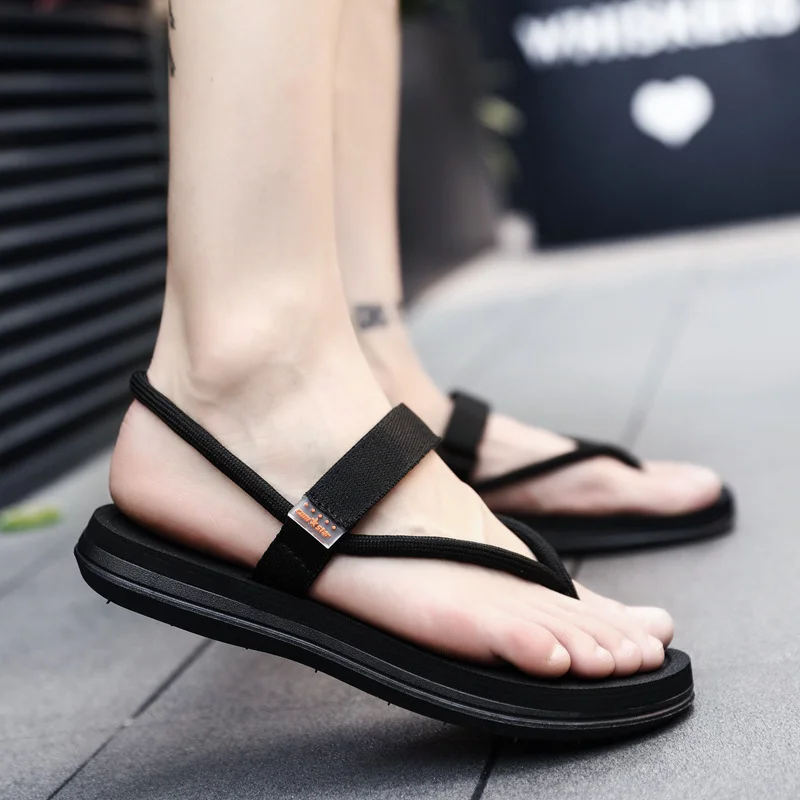 YEELOCA/Новые мужские сандалии на плоской подошве Модные шлепанцы Sandalias Hombre Сезон