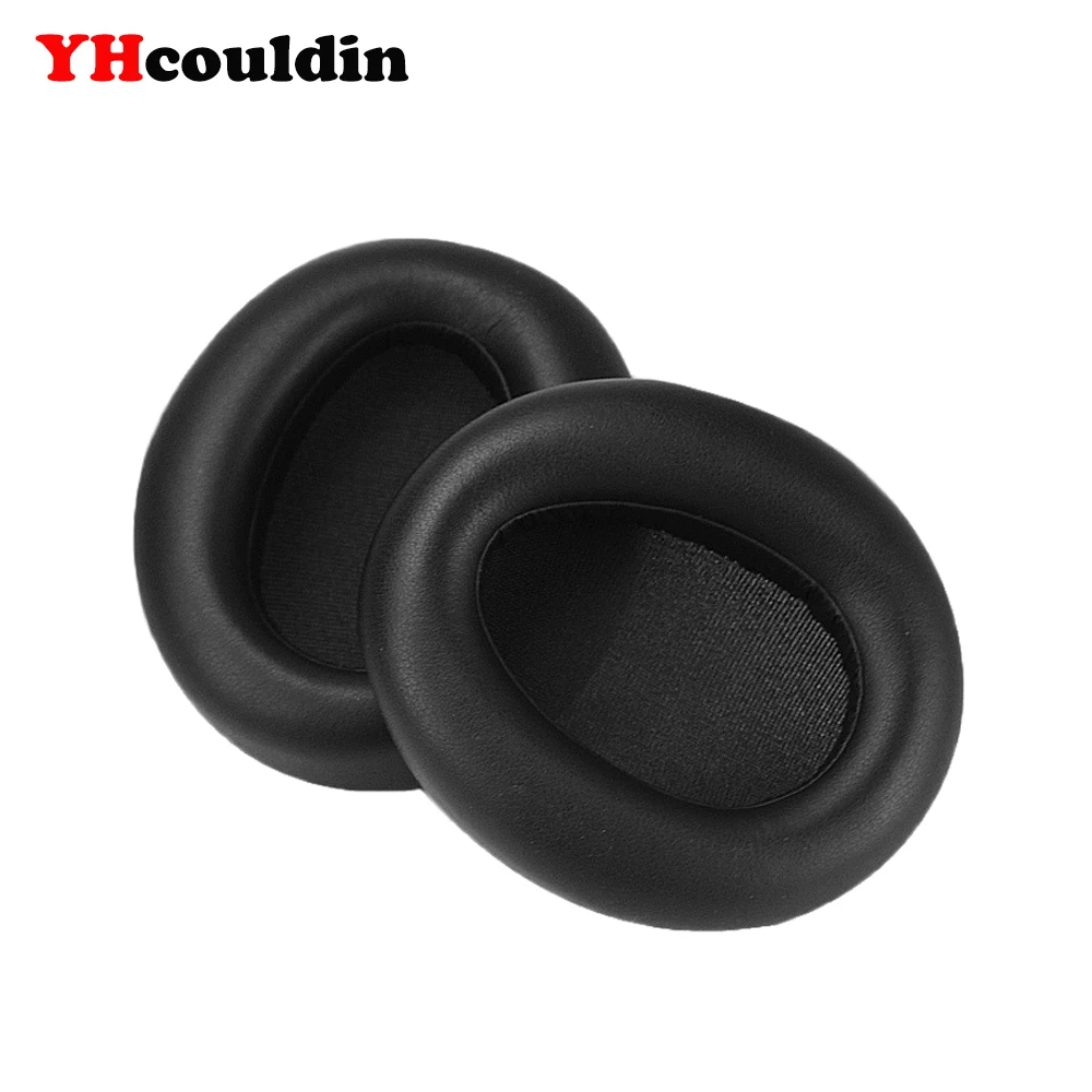 YHcouldin Replacement Ear Pads for Sony MDR 10R MDR 10RBT 10RNC Headphones Protein Leather Ear Cushions Soft Earpads Black White