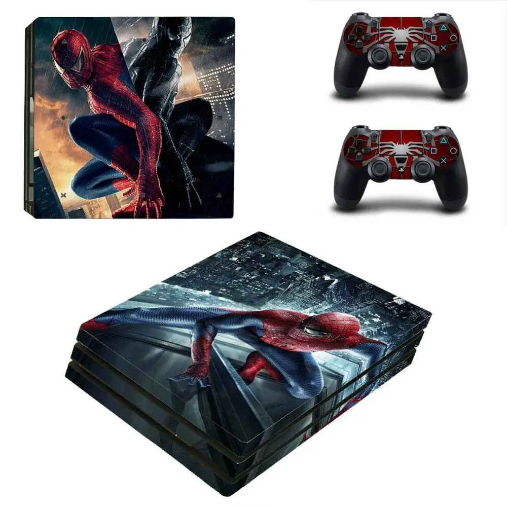 YSP4P-2934 Marvel Человек-паук PS4 Pro наклейка s Play station 4 кожа Наклейка Обложка для playstation 4 PS4 Pro консоль и контроллер скины - Цвет: YSP4P-2934