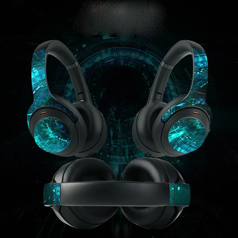 Scratch proof Personality Creative Headphones Film for Sony WH 1000XM3 Wireless Bluetooth Headset Protective Wrap Cover Sticker
