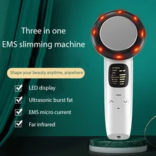 3 in 1 Fat Burner Cavitation EMS Facial Lift Infrared Ultrasonic Body Massager Device Ultrasound Slimming Face Beauty Machine