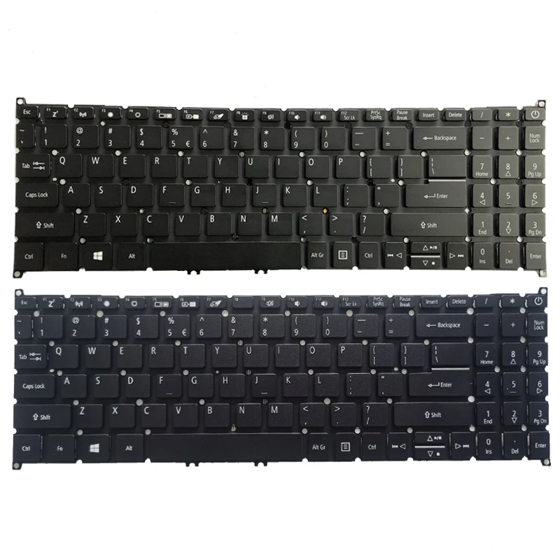 

New Laptop US Keyboard For Acer Aspire 3 A315-54 A315-54G A315-55 A315-55G A515-52 A515-53 A515-54 N18Q13 N19C1 N19H1 Black