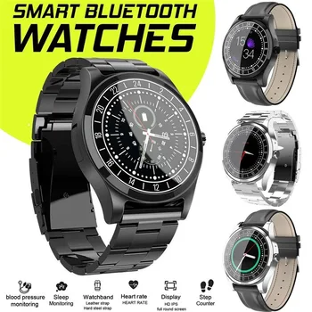 

NEW DT19 Bluetooth Smart Watch Men Metal Wristwatch Dial Call Heart Rate Blood pressure sport Fitness tracker SmartWatch