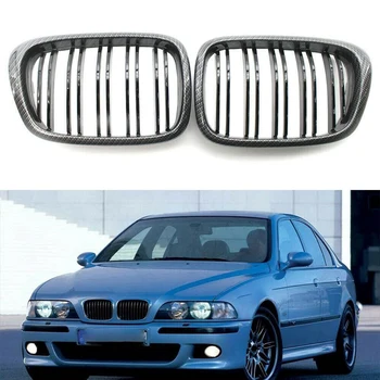 

Car Front Bumper Racing Grills Kidney Grille Fit For-BMW E39 5 Series 1999-2003 51137005837 51137005838