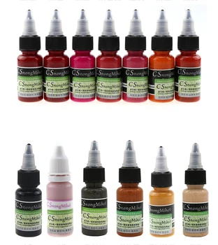 

1 Pcs Permanent Makeup Tattoo Ink Pigment 15ml/Bottle for Eyebrow Lip Makeup with 15 Colors for Choosing