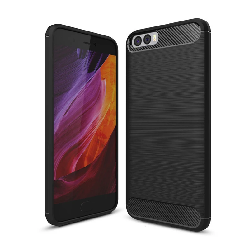 cheap TOKOHANSUN Silicone Phone Case For Xiaomi Mi6 Mi 6 M6 Plus Mi 5C Pocophone F1 Case Carbon Fiber Cover For Mi5c Soft TPU Cases