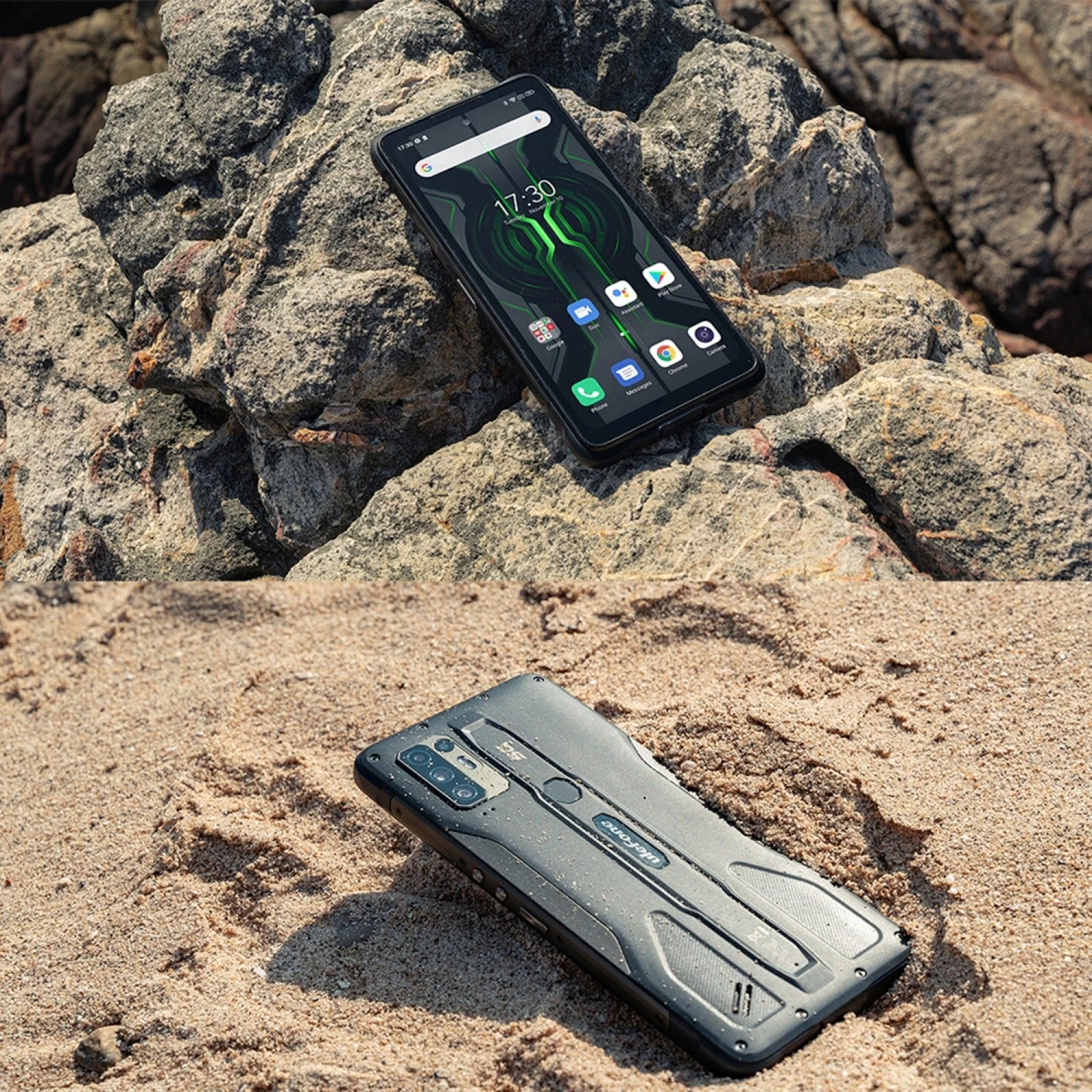 Ulefone Armor 10 5G Rugged Mobile Phone Android 10 8GB +128GB Waterproof Smartphone IP68 IP69K 6.67
