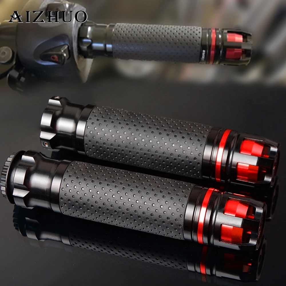 Non-Slip Motorcycle Handlebar Grips – 7/8” (22mm), For Honda CRF Models, Aluminum & Plastic, Multiple Colors