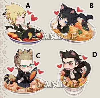 

Final Fantasy XV FF15 Gladiolus Ignis Noctis Acrylic Keychain Keyring Strap 6cm