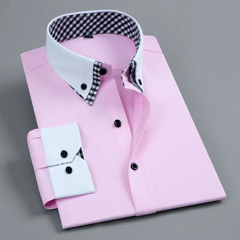 Long Sleeve Mens Formal Dress Shirt 