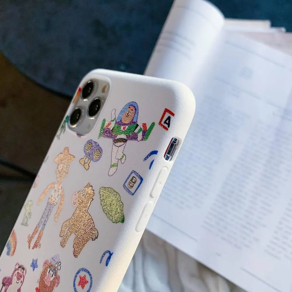 Милый мультяшный чехол для телефона Buzz Lightyear woody для iphone 11 Pro X XR XS MAX Забавный Шелковый мягкий чехол из ТПУ для iphone 7 8 Plus чехол