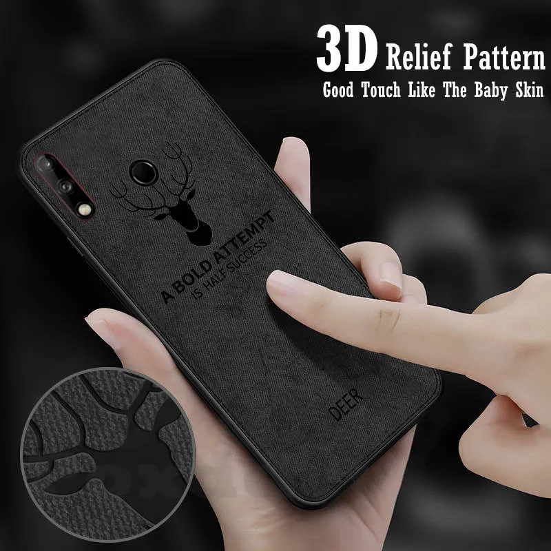 Cloth Phone Case For Xiaomi Mi 6 A1 A2 Lite A3 Max 2 3 Mix 2S Redmi 5A 6A 7A S2 Note 4 4X 5 7 Pro 3D Deer Cover Protective shell xiaomi leather case glass