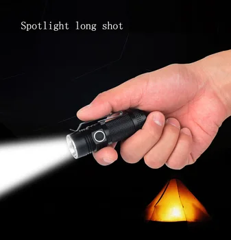 

Mini flashlight with USB rechargeable multi-function magnetic magnet with miniature micro flashlight