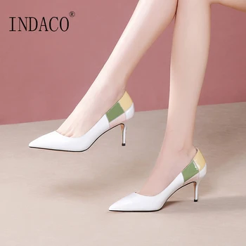 

Women Shoes High Heels Pumps Women Shoes 2020 Spring New Pointed Heels 7.5cm 6158