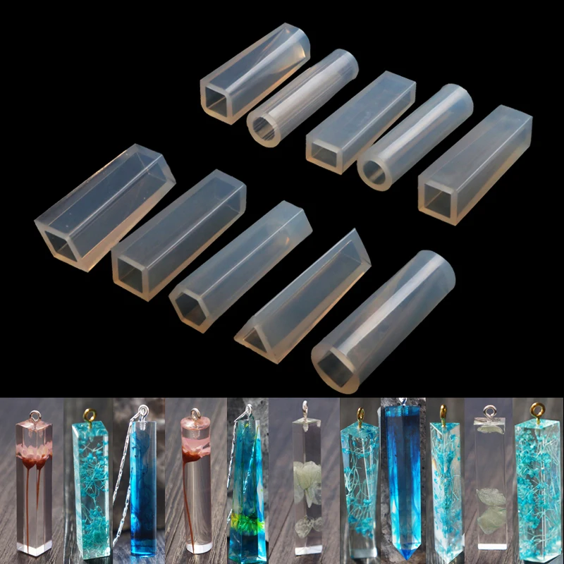 DIY прессформа для подвески из жидкого силикона украшений смолы инструменты