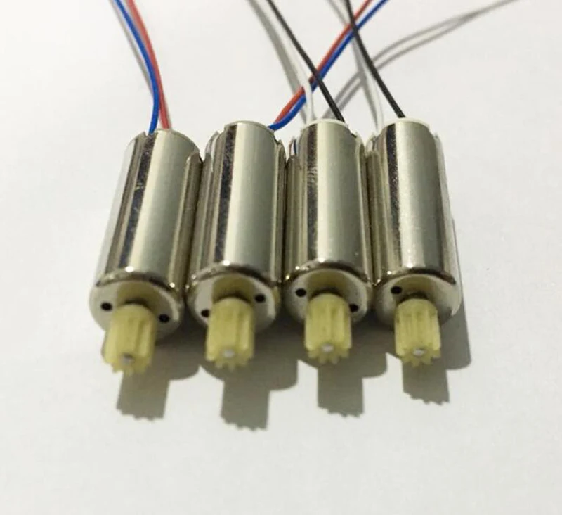 4 piezas Motor Original para MJX X708 Quadcopter Drone reparación reemplazo CW CCW Motor conjunto con engranajes X708 X709