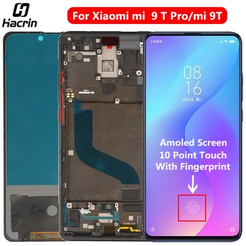 

Amoled Display For Xiaomi Mi 9T Pro LCD Display Touch Screen With Fingerprint Digitizer Assembly For Xiaomi Mi9T LCD Replacement