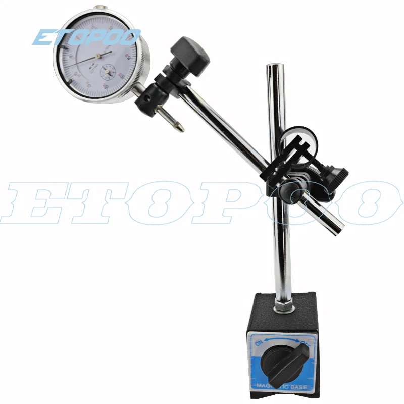 stand with fine adjustment & dial indicator 0 10mm with