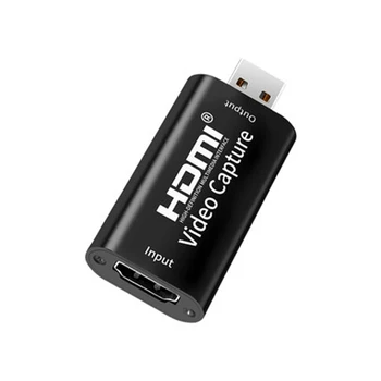 

"HDMI to USB 2.0 Video Capture Card 1080P Recorder Phone Game Video Live Streaming Tool Wide compability easy to carry