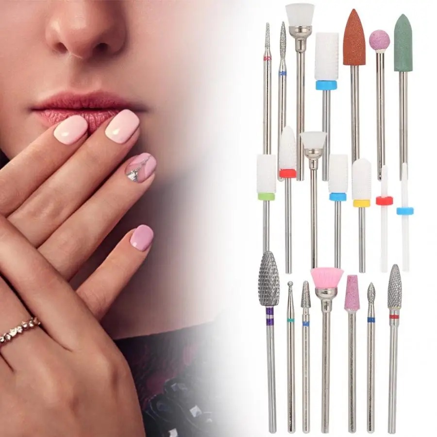 7 шт. профессиональный набор сверл для ногтей, маникюр с полировкой, педикюрный станок, аксессуары для маникюрных аппаратов, аксессуары для маникюрных аппаратов
