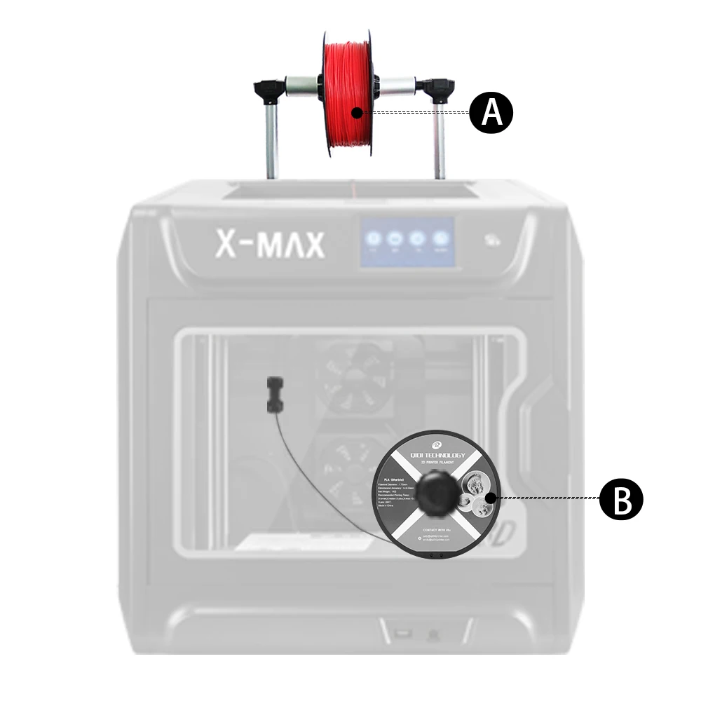  QIDI TECH X-MAX 3D Printer Large Size High temperature extruder PC Nylon Carbon fiber