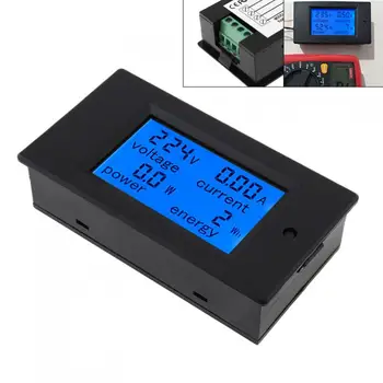 

AC Single Phase Digital LCD Ammeter Voltmeter 80-260V 20A 4IN1 Electric Volt Amp Megter Power Kwh For Home kit