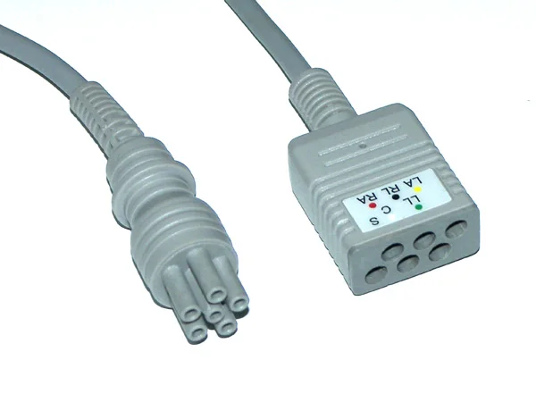 

Colin BP88S ECG Trunk cable , 5-Lead , IEC, 9ft, &6pin plug/6pin yoke