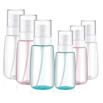 

6Pcs Spray Bottle 60Ml+100Ml Fine Mist Spray Bottle Refillable Portable Containers Sprayer for Travel Makeup