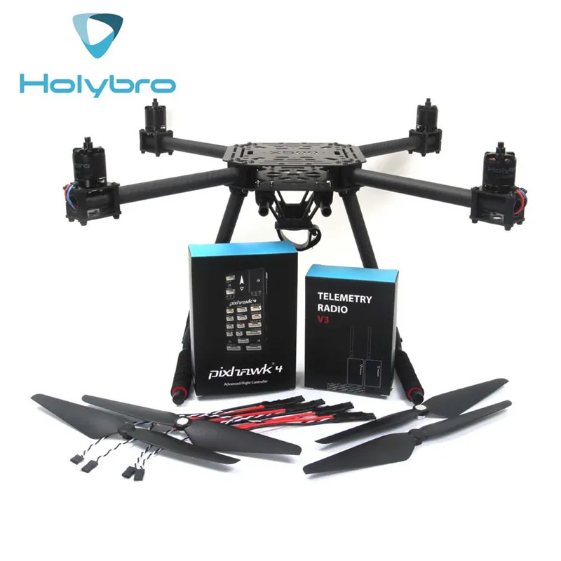 Holybro X500 Pixhawk 4 500 мм Колесная база комплект рама комбо 2216 880KV двигатель 1045 Пропеллер для радиоуправляемых моделей FPV гоночный Дрон игрушки